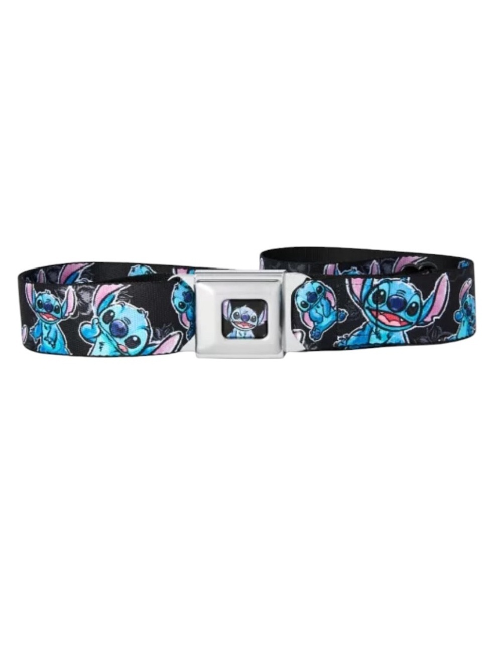 Buckle-Down Stitch Poses Seatbelt Belt - Lilo & Stitch